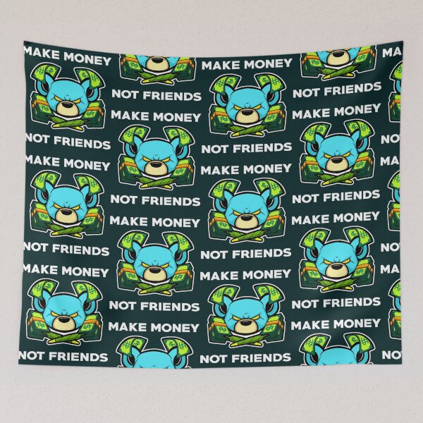 Item preview, MAKE MONEY NOT FRIENDS      designed and sold by pparelLogo.