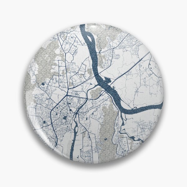 Item preview, Thane City Map of Maharashtra, India - Coastal designed and sold by deMAP.