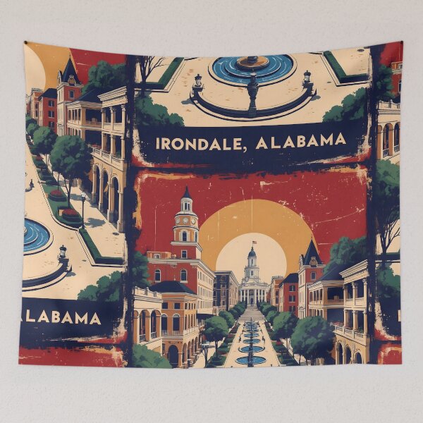 Item preview, Irondale Alabama 1950s USA Vintage Travel Tourism designed and sold by TravelersGems.