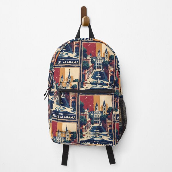 Item preview, Mobile Alabama 1950s USA Vintage Travel Tourism designed and sold by TravelersGems.