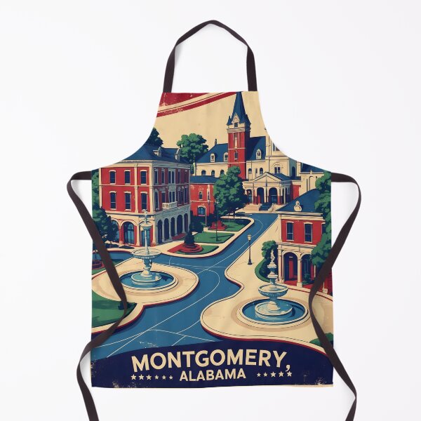 Item preview, Montgomery Alabama 1950s USA Vintage Travel Tourism designed and sold by TravelersGems.