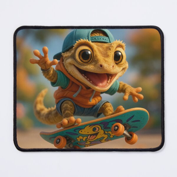 Item preview, Skater Crested Gecko designed and sold by Sillytoe.