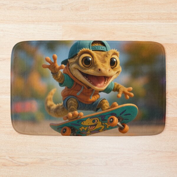 Item preview, Skater Crested Gecko designed and sold by Sillytoe.