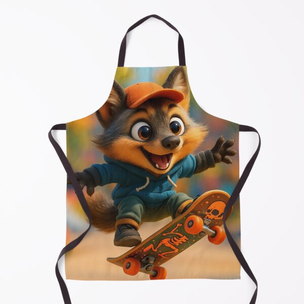 Item preview, Skater Cross Fox designed and sold by Sillytoe.
