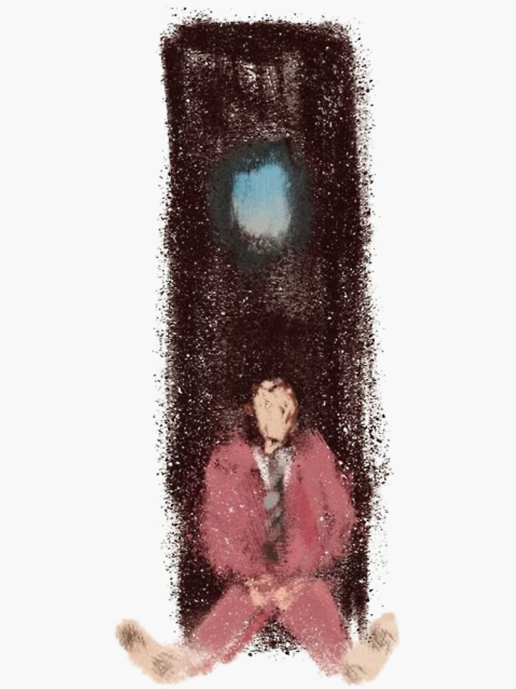 Mac Miller Crayon Album Cover Aesthetic  Sticker