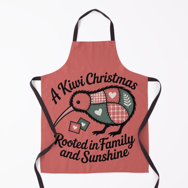 Item preview, Patchwork Kiwi Silhouette – A Kiwi Christmas designed and sold by MvuuStudio.