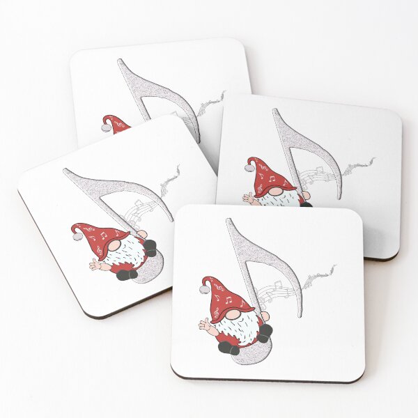 Item preview, Gnome on Silver Musical Note 2 designed and sold by m2inspiration.