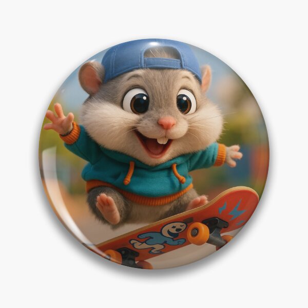 Item preview, Skater Dwarf Hamster designed and sold by Sillytoe.