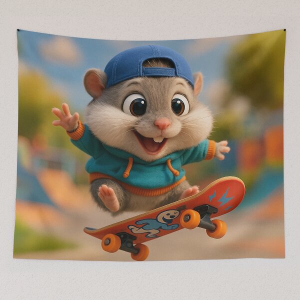 Item preview, Skater Dwarf Hamster designed and sold by Sillytoe.