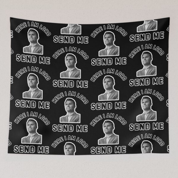 Item preview, Here I Am Lord Send Me Charlie Kirk  designed and sold by WoodburyLake.