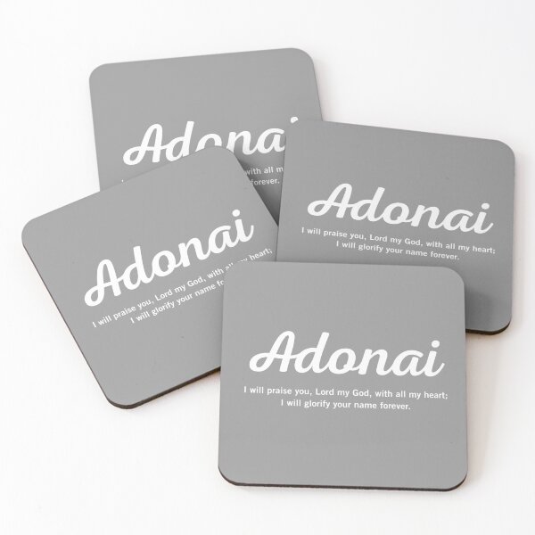 Item preview, Adonai - Psalm 86:12 designed and sold by JBS-Collective.