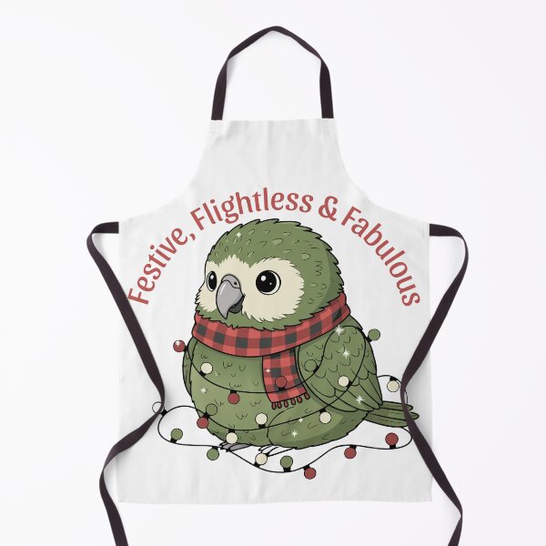 Item preview, Kākāpō Wrapped in Christmas Lights – Festive, Flightless & Fabulous designed and sold by MvuuStudio.