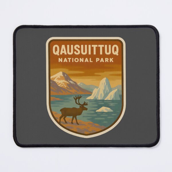 Item preview, Vintage Canadian National Park Prints: Qausuittuq designed and sold by PinUpPizzazz.