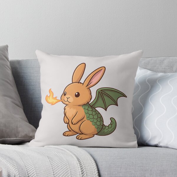 Item preview, Dragon Bunny – Cute Tiny Fire-Breathing Hybrid designed and sold by Printessive Designs.