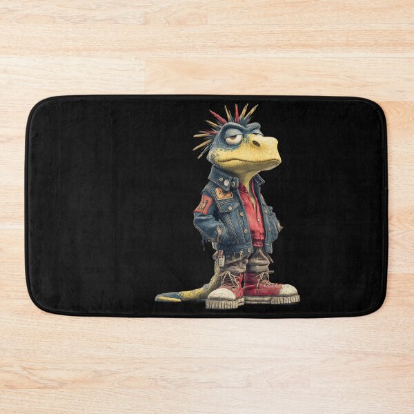 Item preview, 90s Grunge Cartoon Reptile – Punk Lizard Illustration designed and sold by Meiersbeste.