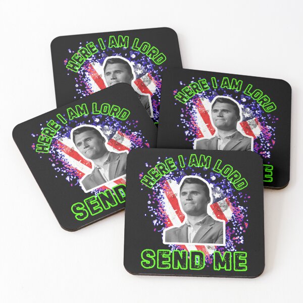 Item preview, Here I Am Lord Send Me Charlie Kirk  designed and sold by WoodburyLake.