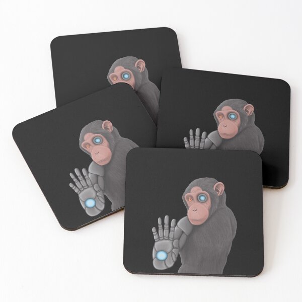 Item preview, Cyborg Chimp designed and sold by Biggie_Arrigan.