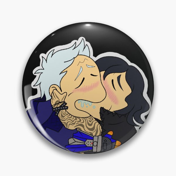 Item preview, Nero/V snogging meme designed and sold by Sizzlin-Style.