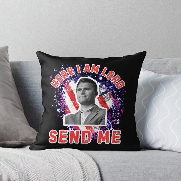 Item preview, Here I Am Lord Send Me Charlie Kirk  designed and sold by WoodburyLake.