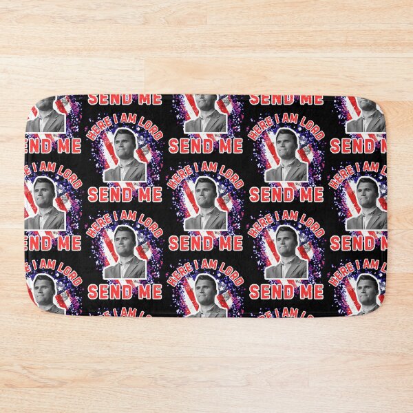Item preview, Here I Am Lord Send Me Charlie Kirk  designed and sold by WoodburyLake.