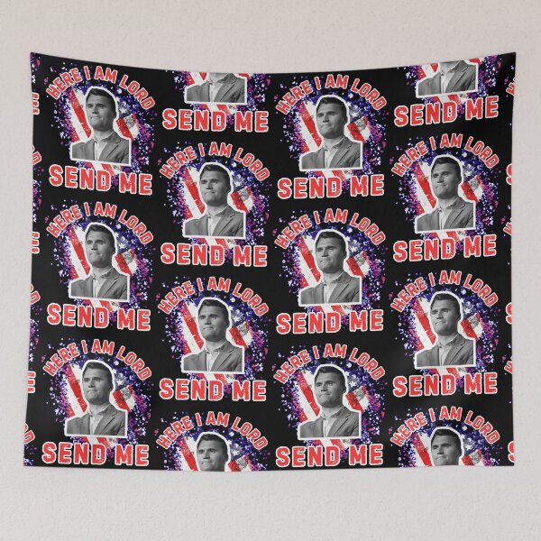 Item preview, Here I Am Lord Send Me Charlie Kirk  designed and sold by WoodburyLake.