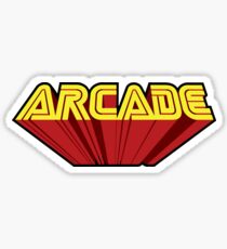 ARCADE VIDEO GAMES - Phone Case, Shirts, Hoods & Stickers Sticker