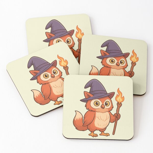 Item preview, Wizard Owlfox – Mystical Hybrid Fantasy Animal designed and sold by Printessive Designs.