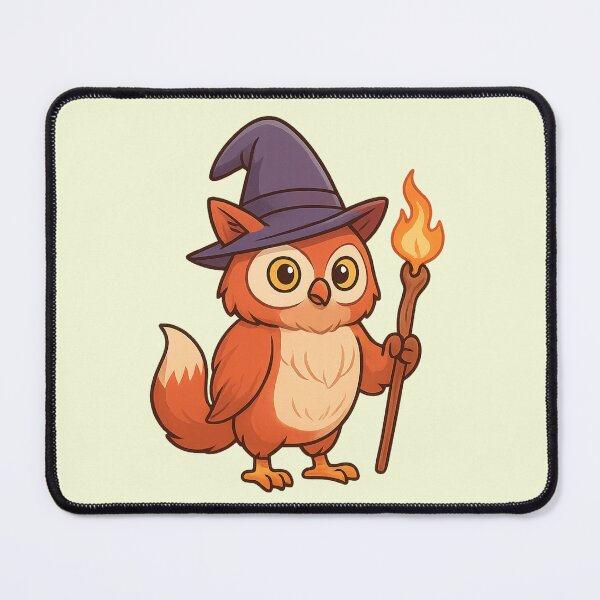 Item preview, Wizard Owlfox – Mystical Hybrid Fantasy Animal designed and sold by Printessive Designs.