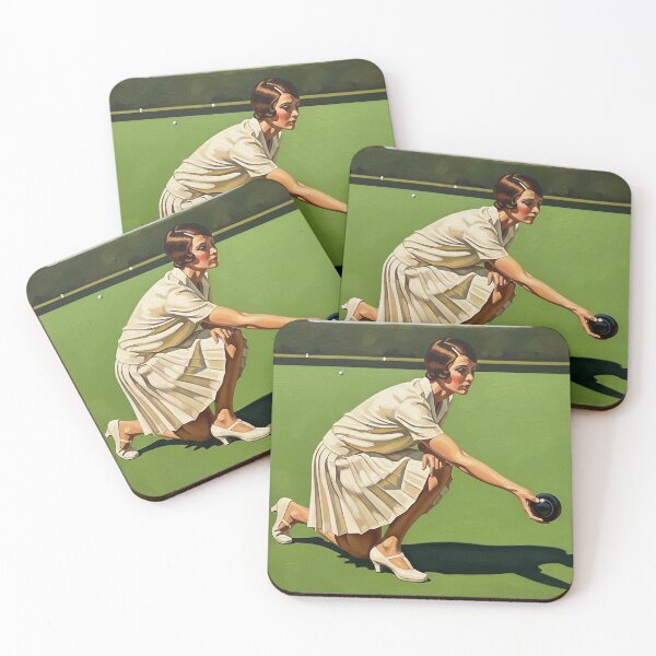Item preview, The Lady of the Lawn - Original Art Deco Artwork designed and sold by elektronen.