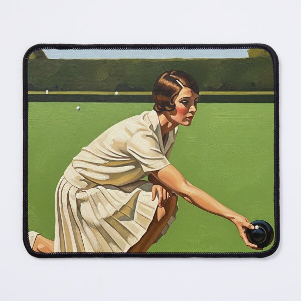 Item preview, The Lady of the Lawn - Original Art Deco Artwork designed and sold by elektronen.