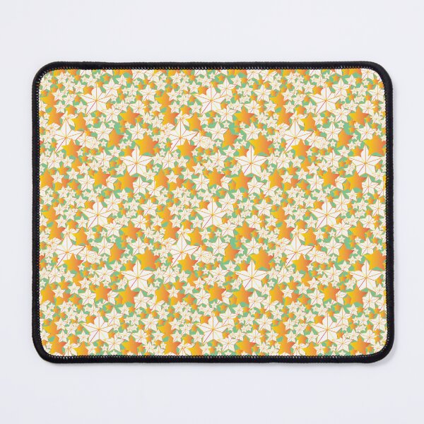 Item preview, Abstract geometric pattern with stars on green background designed and sold by RosebudTextilesArt.