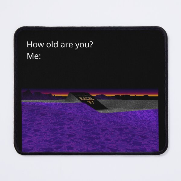 Item preview, How Old Are You? Excel 97 Space Game Easter Egg Meme designed and sold by GEEK_out.