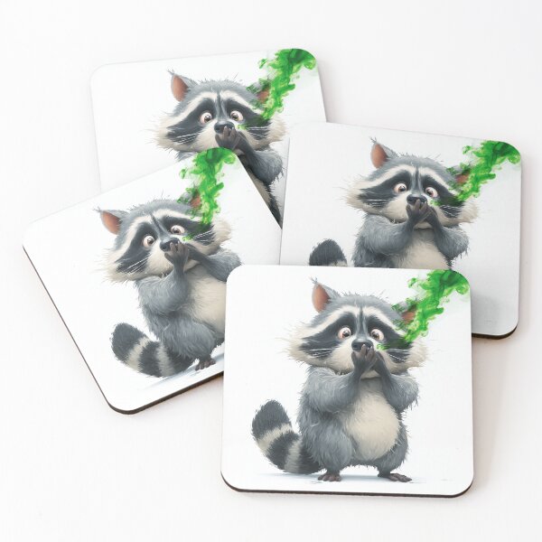 Item preview, Raccoon Stink Face: Bathroom Bandit designed and sold by ArgentoArt.