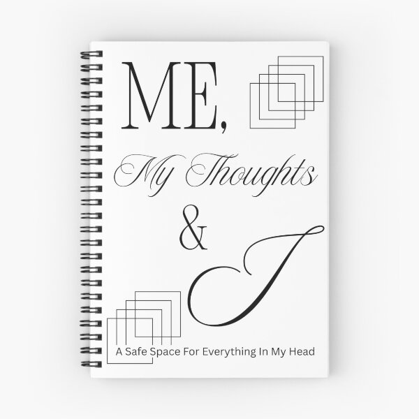 Item preview, Me, My Thoughts And I Journal designed and sold by Pixels2Patterns.