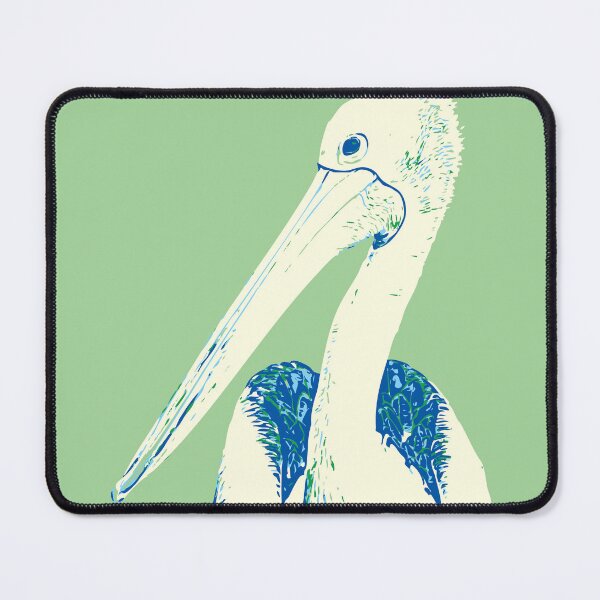 Item preview, Pelican Australian bird blue green designed and sold by blueidesign.
