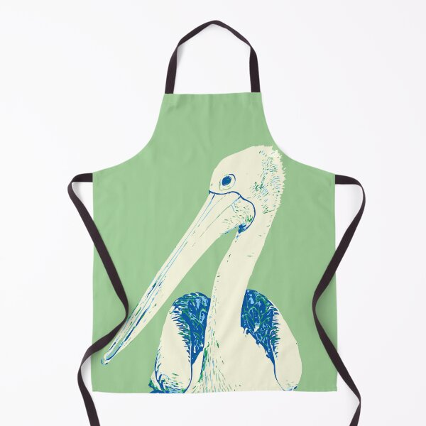 Item preview, Pelican Australian bird blue green designed and sold by blueidesign.
