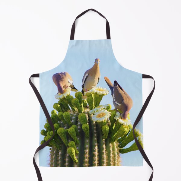 Item preview, Doves Eating From Saguaro Cactus Flowers designed and sold by simonjayphotos.