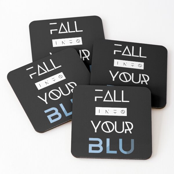 Item preview, BLU White Text  	 designed and sold by qemwhgxwwqh92.