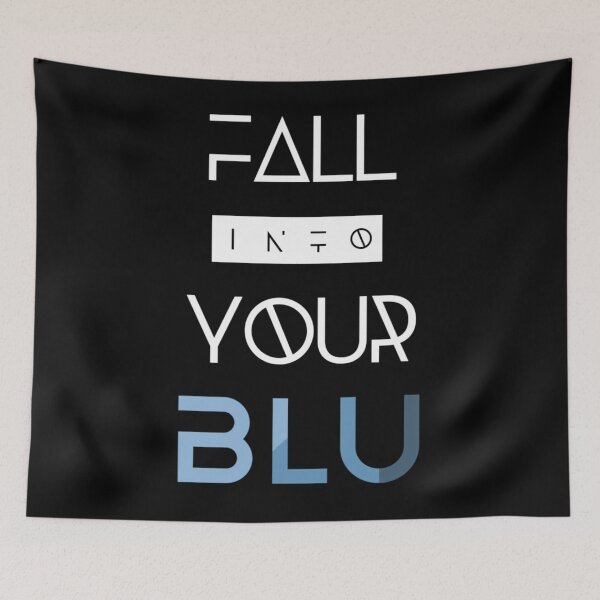 Item preview, BLU White Text  	 designed and sold by qemwhgxwwqh92.