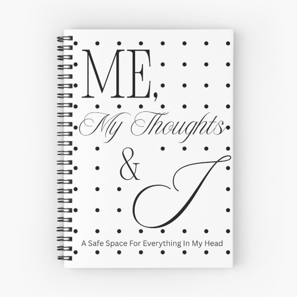 Item preview, Me, My Thoughts And I Journal designed and sold by Pixels2Patterns.