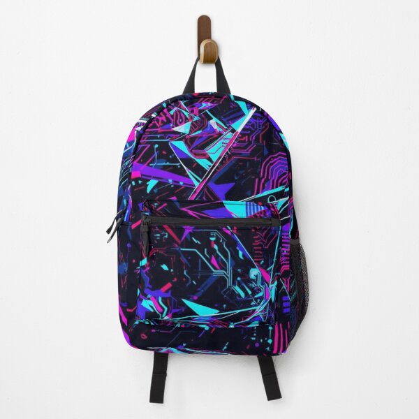 Item preview, Neon Glitchwave – Cyberpunk Abstract Art designed and sold by EpicGear085.