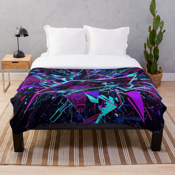 Item preview, Neon Glitchwave – Cyberpunk Abstract Art designed and sold by EpicGear085.