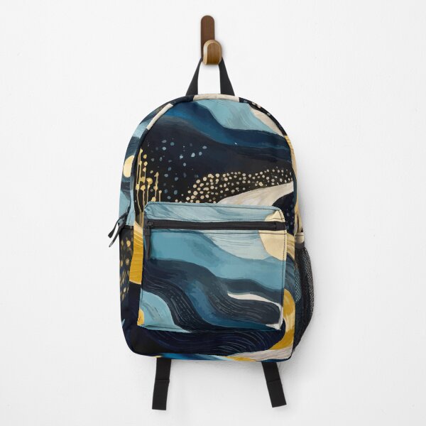 Item preview, Serene Night River Mountain Landscape designed and sold by Vicky Brago-Mitchell®.