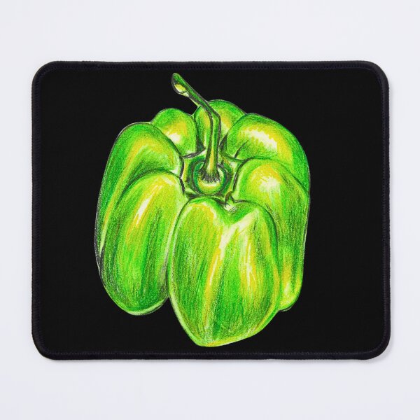 Item preview, Fresh Green Pepper designed and sold by CosmicNectarArt.