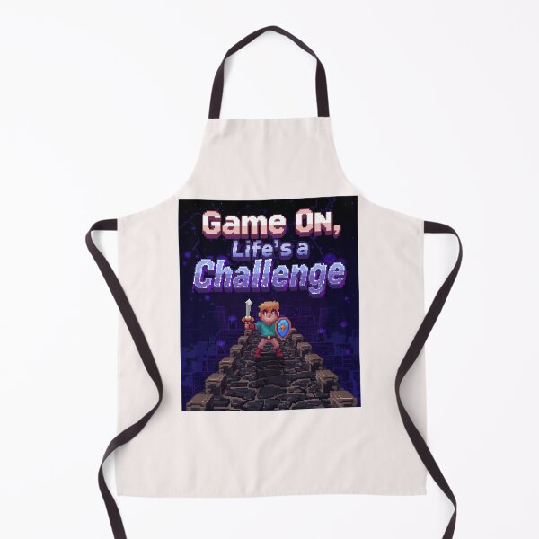 Item preview, Game On, Life's a Challenge - Retro Pixel Art Gaming Poster designed and sold by FestivityFinds.