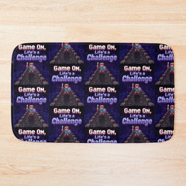 Item preview, Game On, Life's a Challenge - Retro Pixel Art Gaming Poster designed and sold by FestivityFinds.