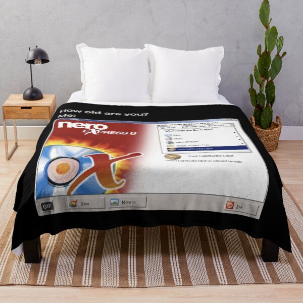 Item preview, How Old Are You? Nero Express 6 Retro Burning Software Meme designed and sold by GEEK_out.