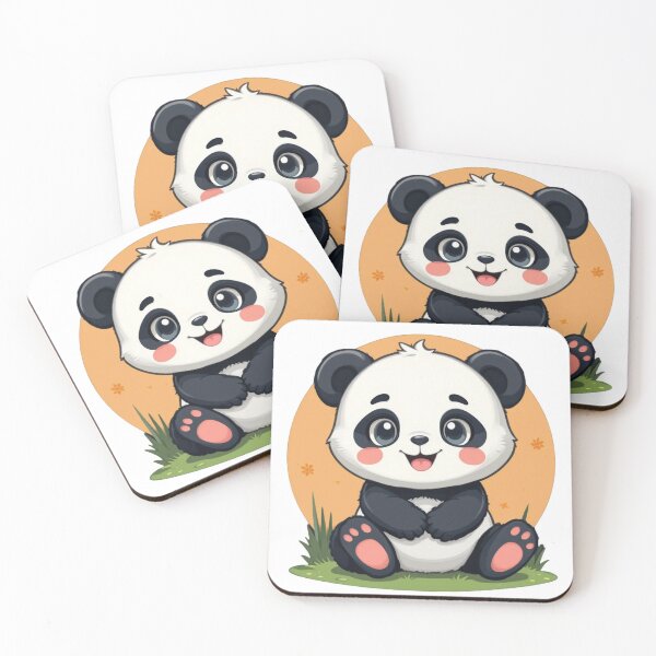 Item preview, Adorable Cute Panda – Kawaii Cartoon Animal Design for Kids & Panda Lovers designed and sold by GJ Kul.