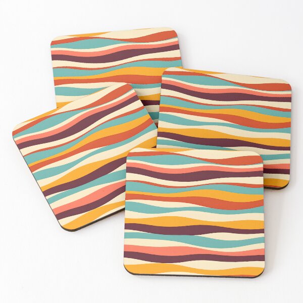 Item preview, Mid Century Modern Liquid Swirl, Orange, Green #3 designed and sold by Prints and Lifestyle.