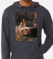 Lady of Shallot - John William Waterhouse Lightweight Hoodie